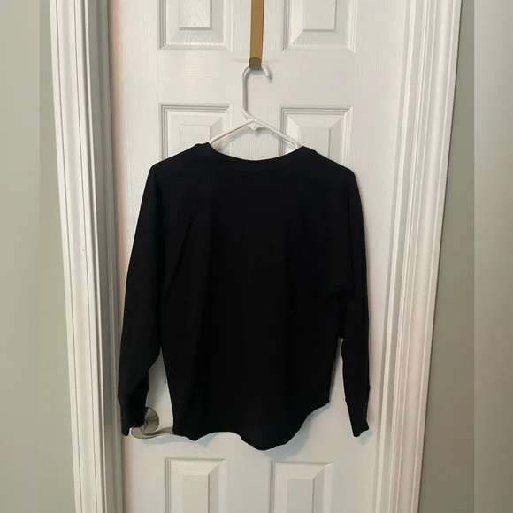 GAP Black Long Sleeve Sweatshirt - raw hem - Picture 2 of 4